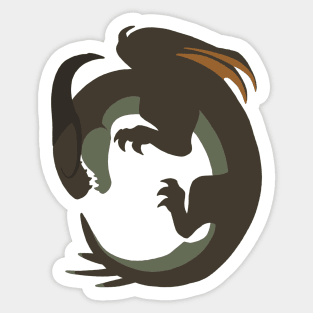 Sandy Howler Dragon Age Sticker